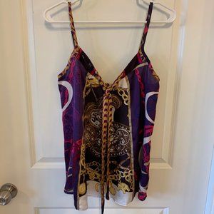 Express Printed V-NeckTank